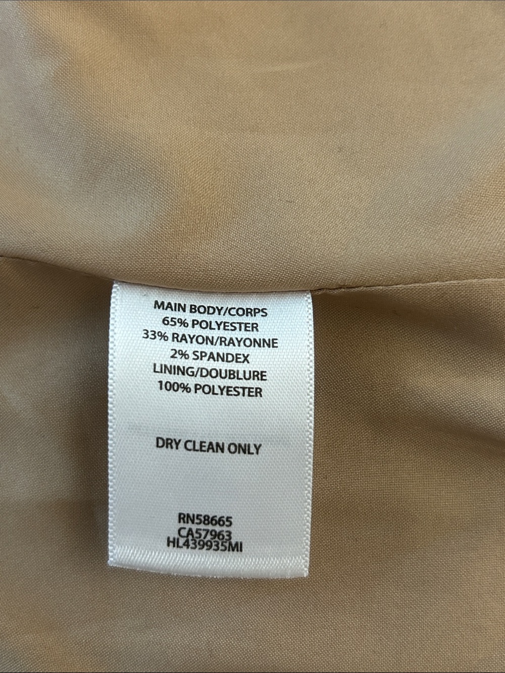 Chelsea 28 Classic Women's Tan Blazer Jacket - Tailored Two-Button - Picture 16 of 16